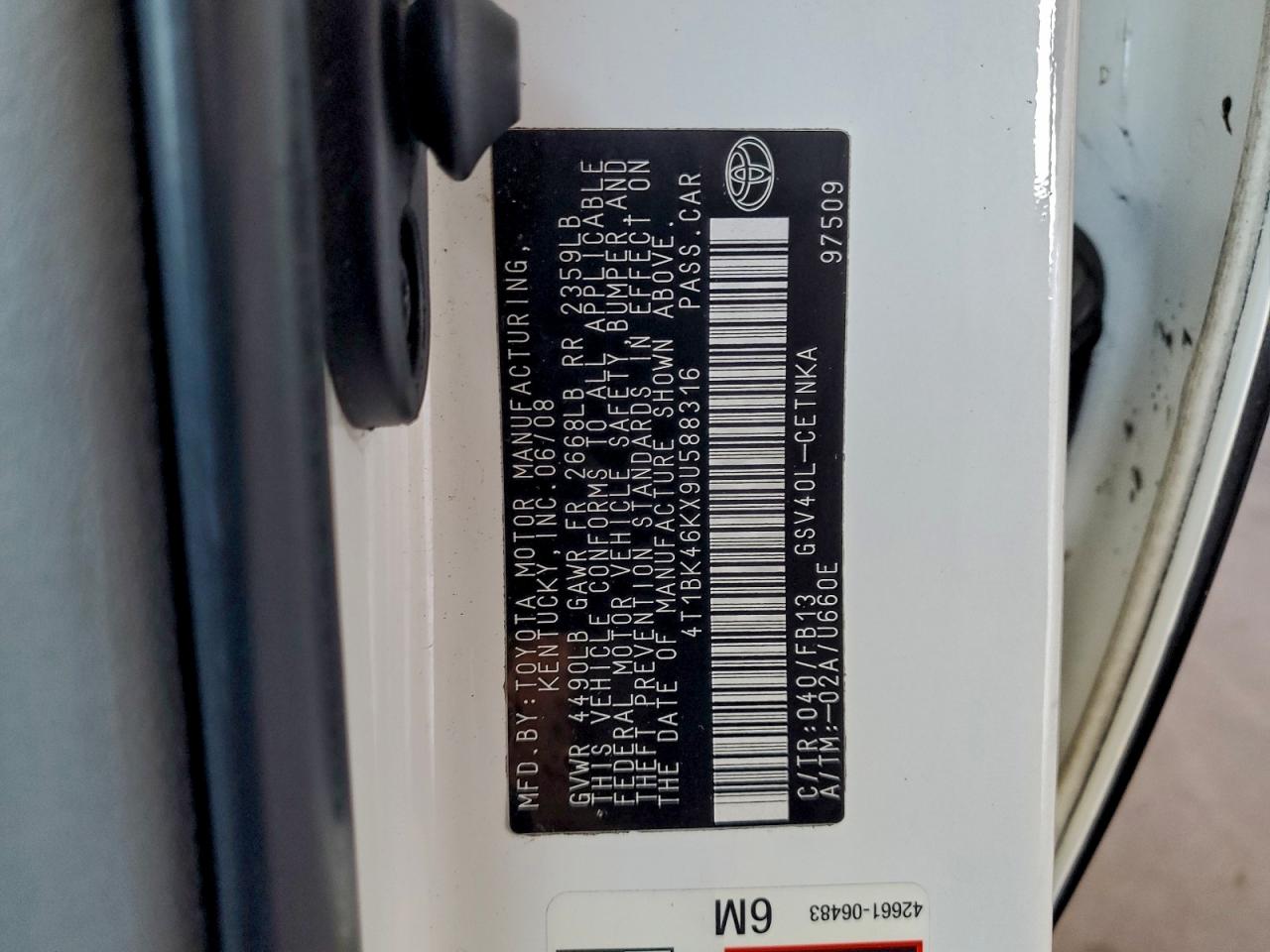 Toyota Camry Se Image 7