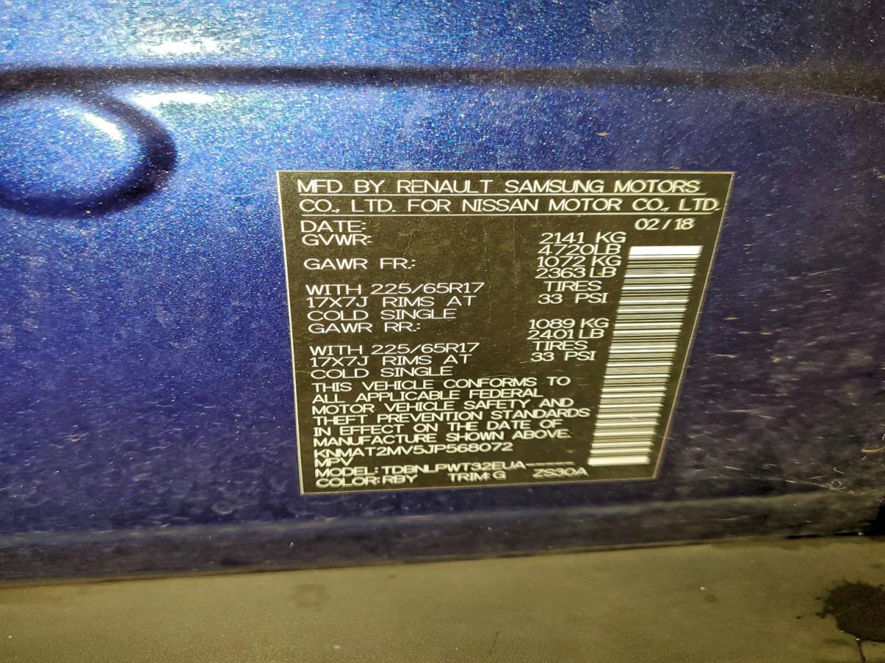 Nissan Rogue S Image 10