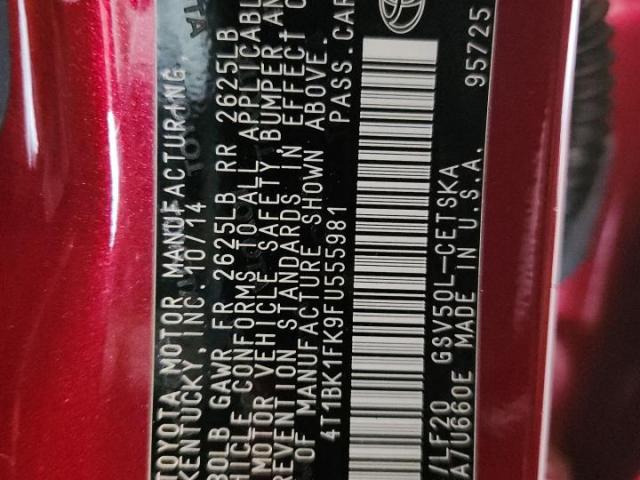 Toyota Camry Xse Image 5