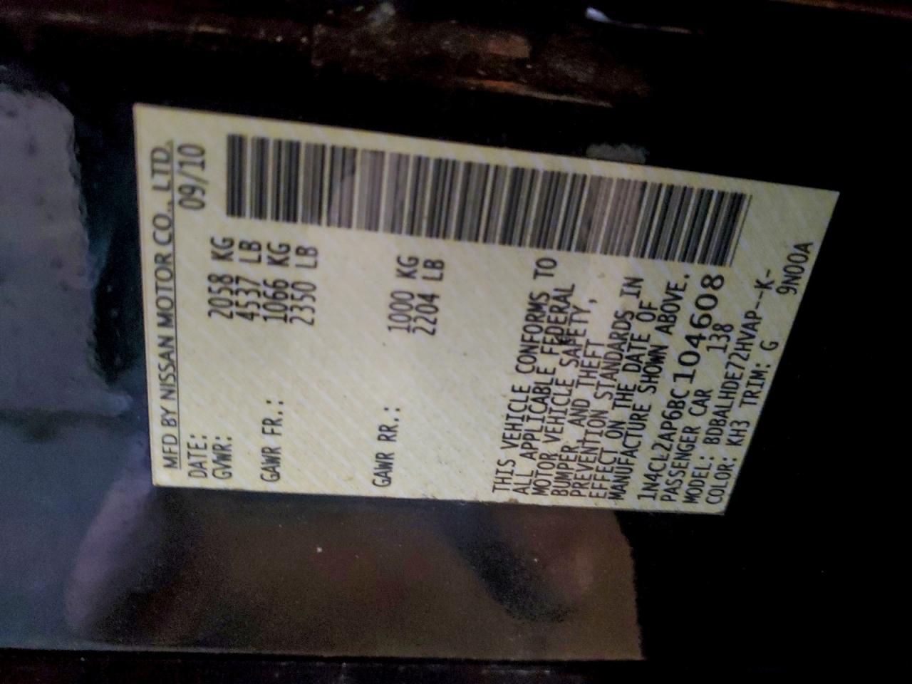 Nissan Altima Hybrid Image 9