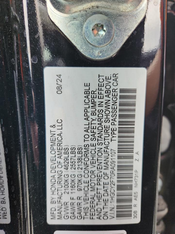 Honda Accord Hybrid Sport-l Image 10