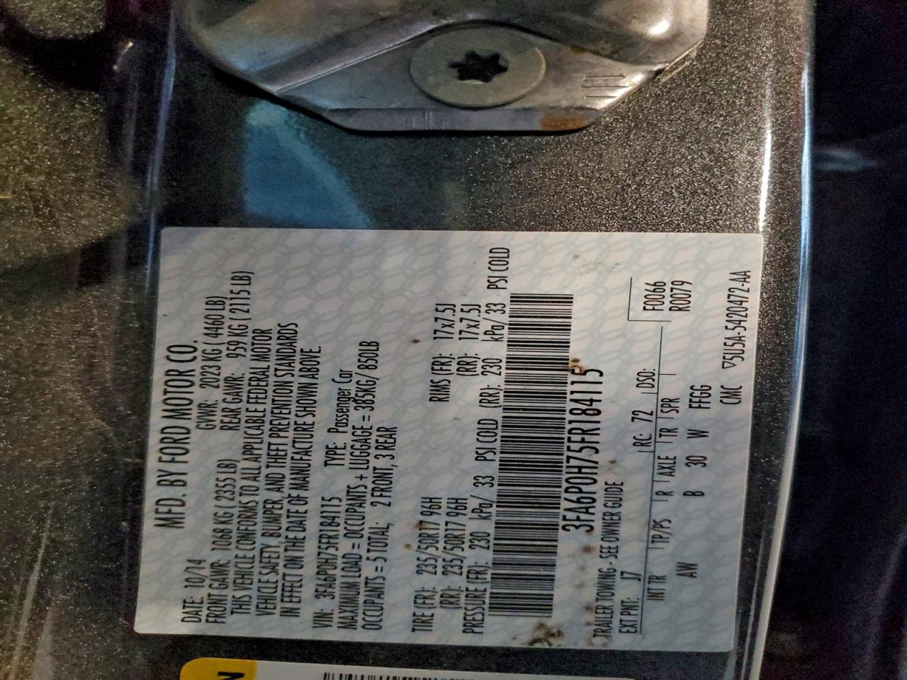 Ford Fusion Se Image 11