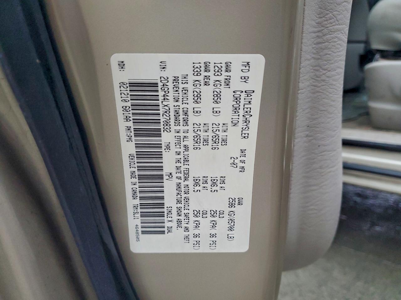 Dodge Caravan Sxt Image 11