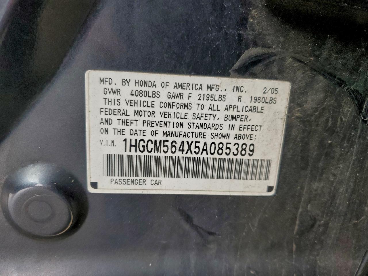 Honda Accord Lx Image 8