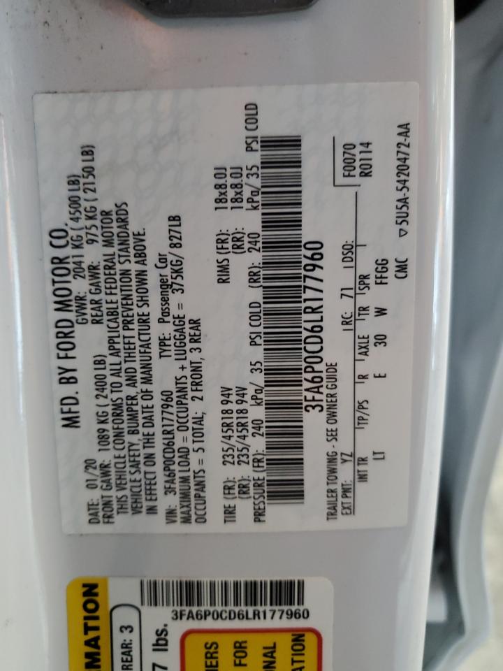 Ford Fusion Sel Image 8