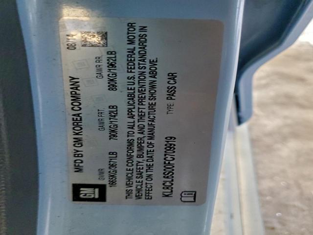 Chevrolet Spark 2lt Image 11