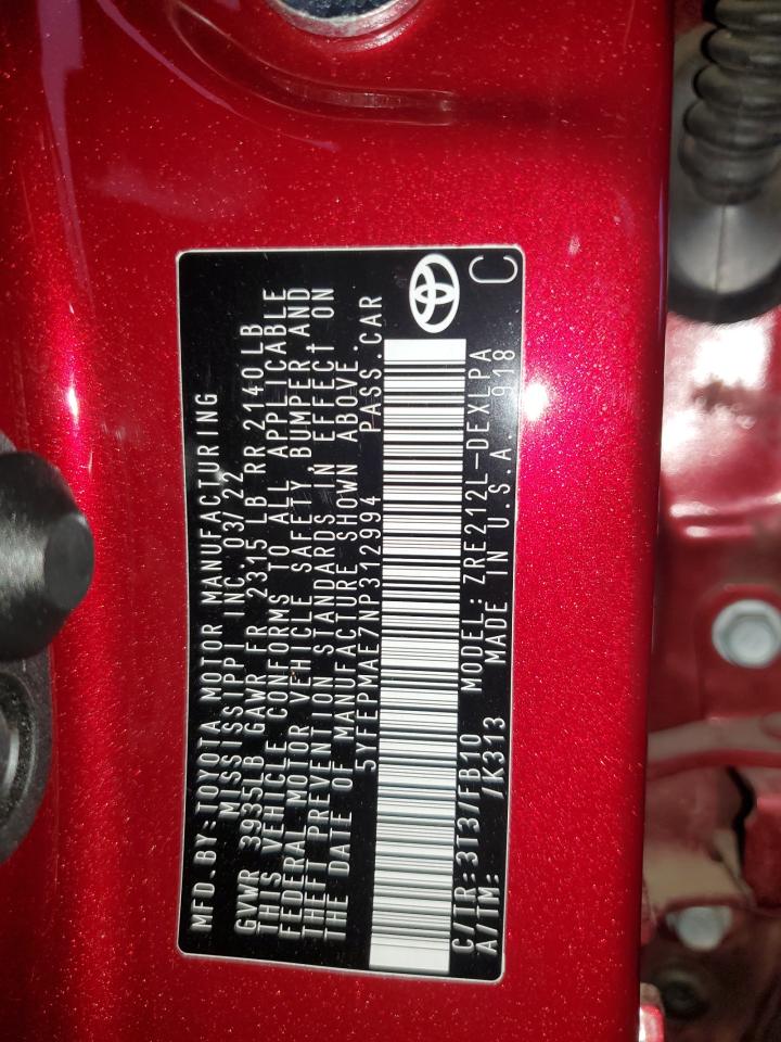 Toyota Corolla Le Image 5