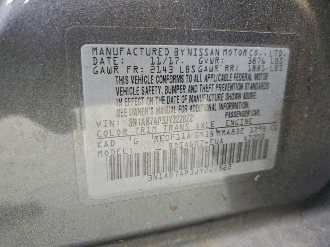 Nissan Sentra S Image 8