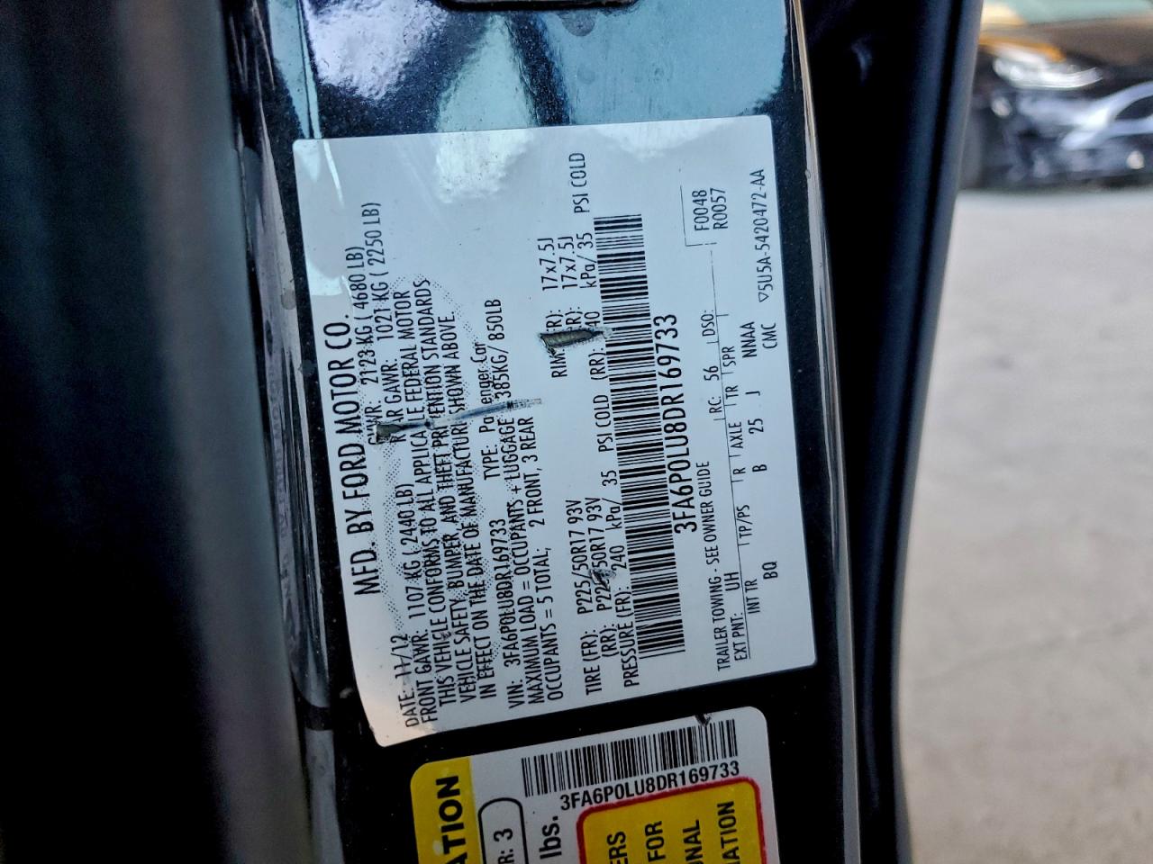 Ford Fusion Se Hybrid Image 3