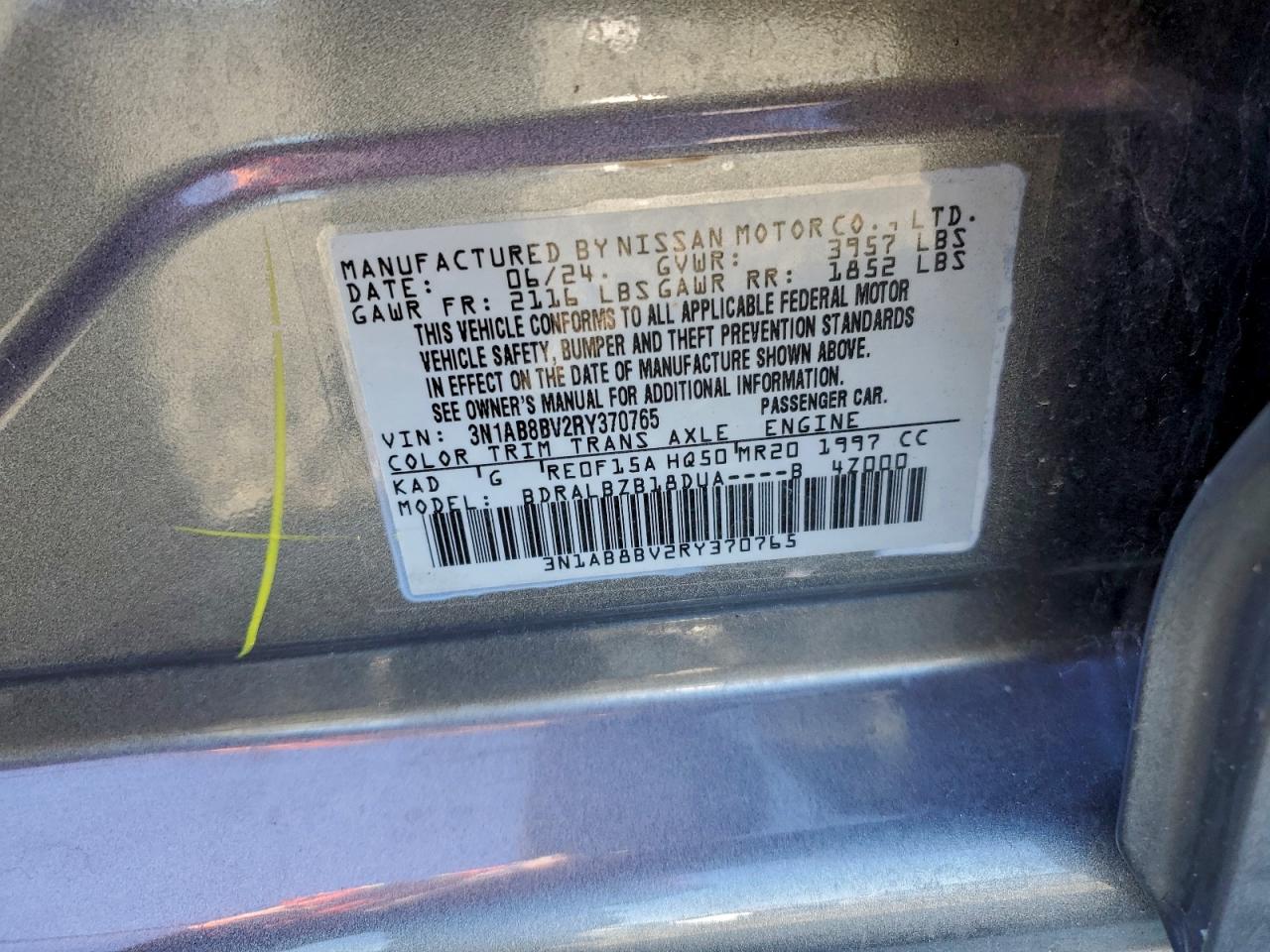 Nissan Sentra S Image 13