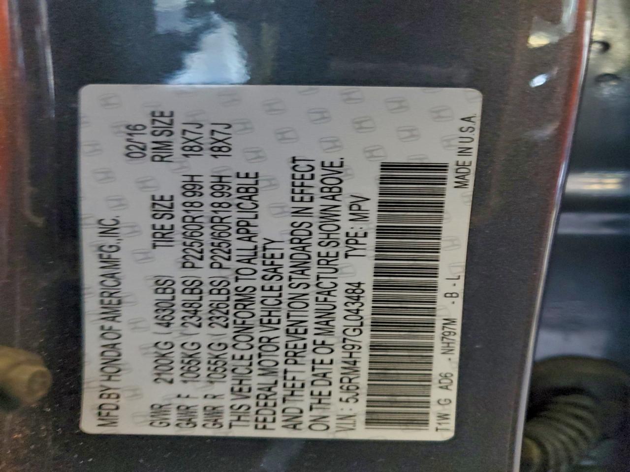 Honda Crv Touring Image 8