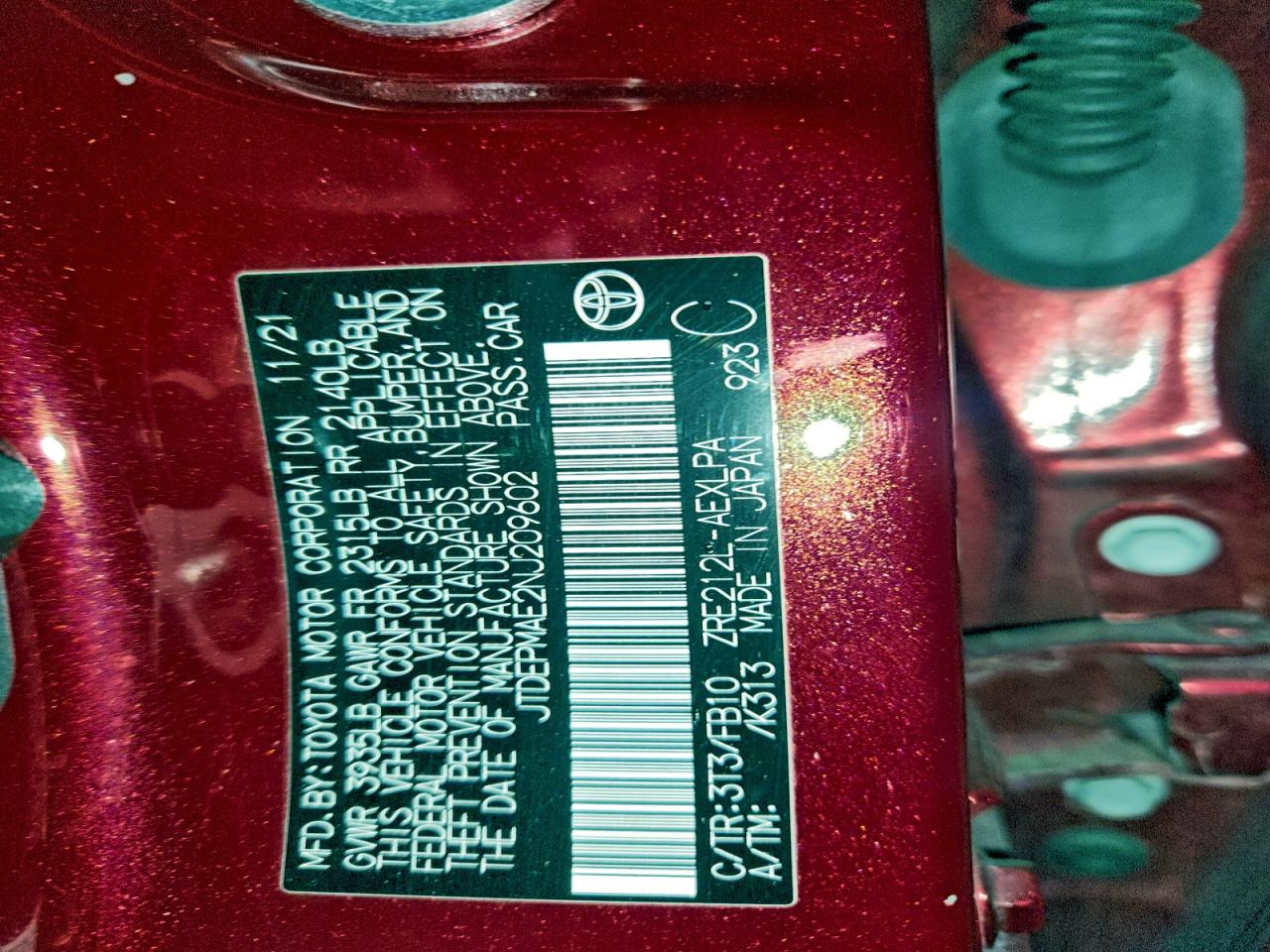 Toyota Corolla Le Image 2